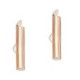 Slide end tubes 30mm - Rose gold